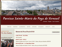 Tablet Screenshot of paroisse-verneuil-sur-avre.com